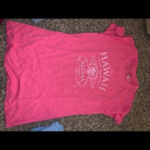 Pink Hawaii t-shirt size large (does run a bit on the small side)